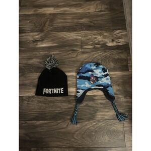Fortnite Bundle Youth Unisex‎ Gamer Battle Winter Beanie Knit Cap Skull Cap